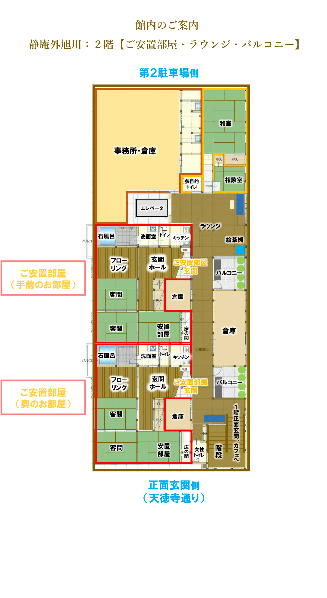 家族の集い 静庵2階